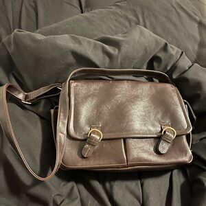 Brown Leather Men's Bag